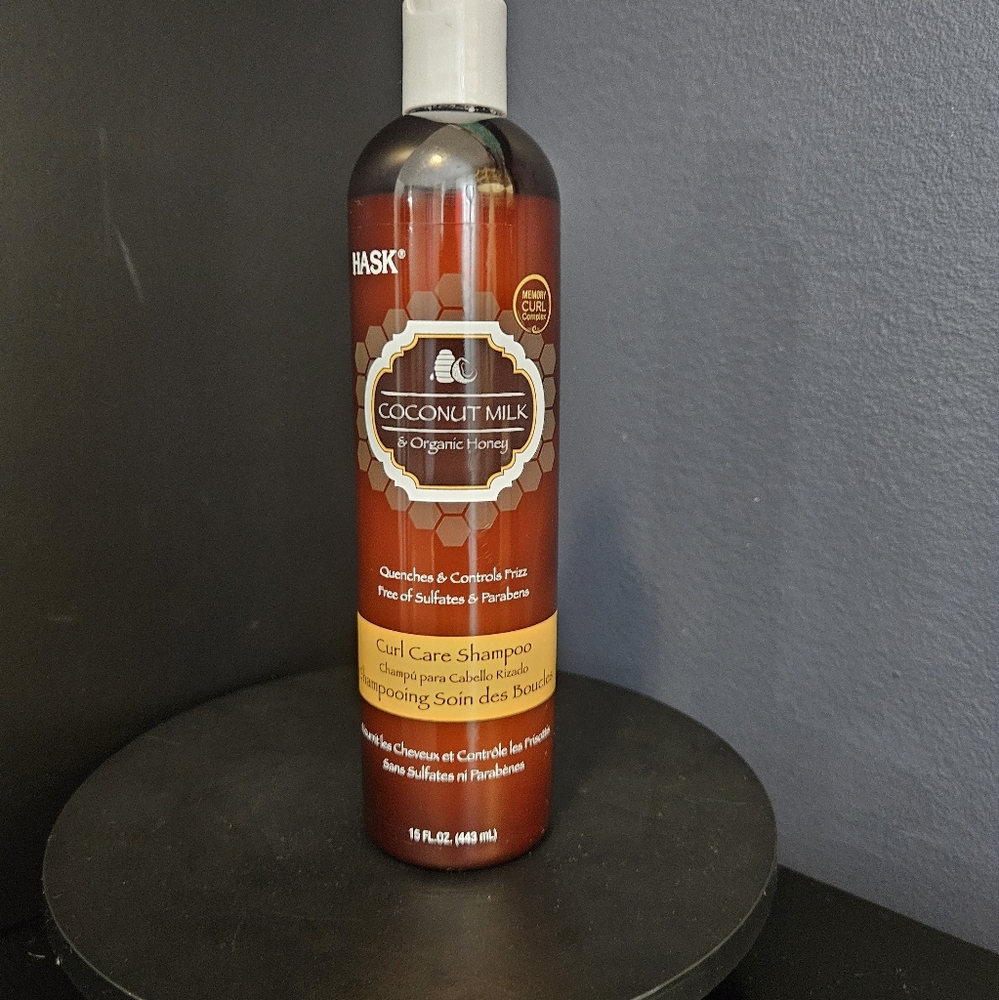 Last 1 RARE FIND! Hask Coconut Milk & Organic Honey Nourishing Shampoo 15 Oz NEW